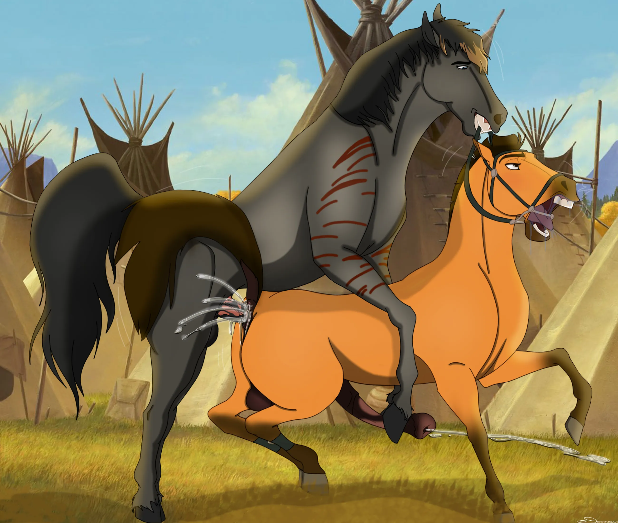 Only Broken By Another Stallion